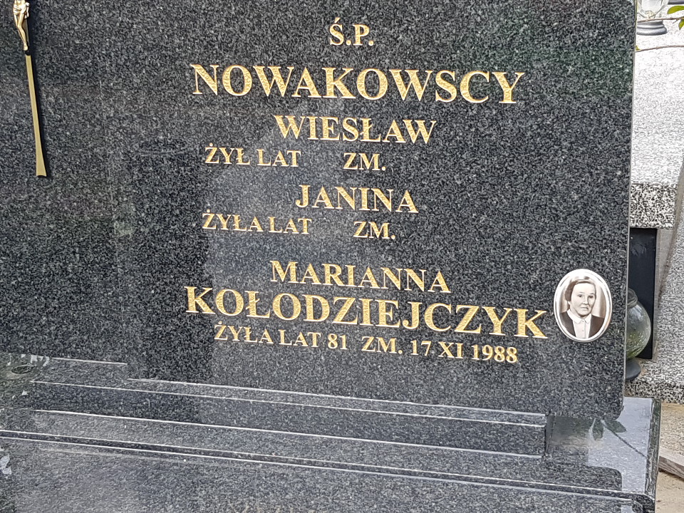 Zdjęcie grobu Marianna Kołodziejczyk