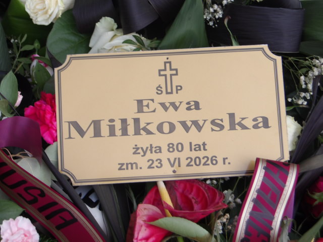 Grób Ewa Miłkowska