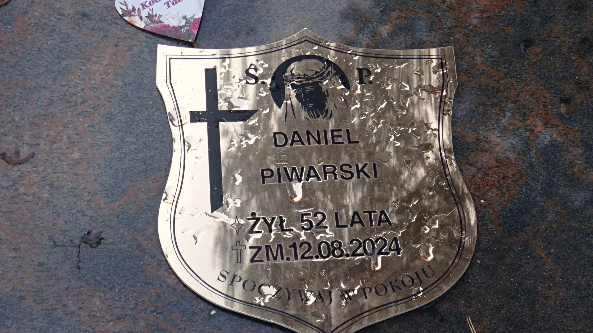 Grób Daniel Piwarski