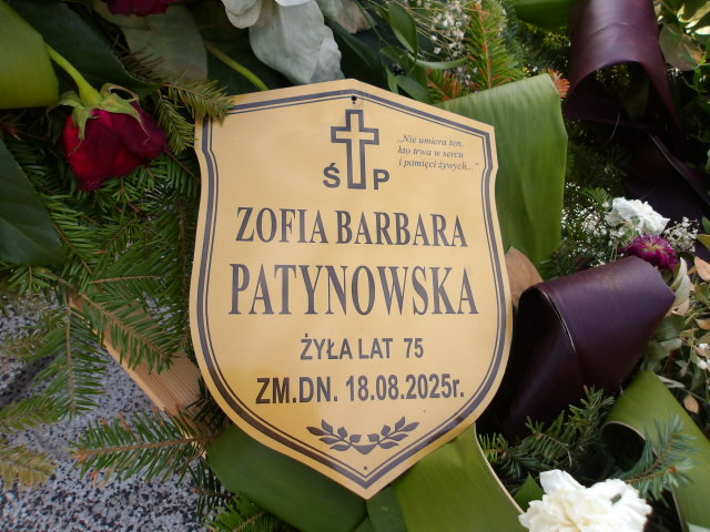 Grób Zofia Patynowska