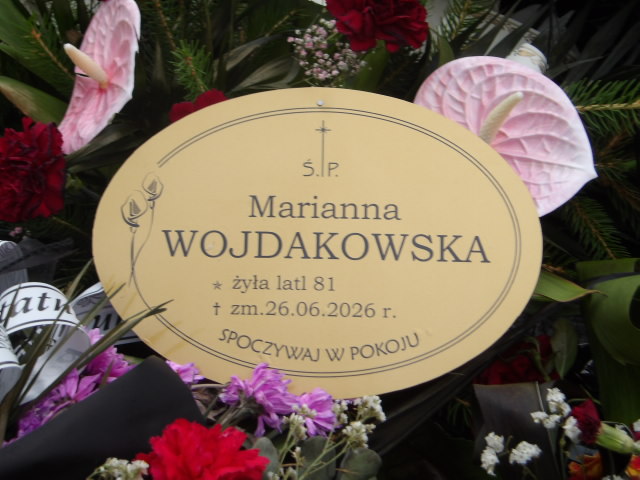 Grób Marianna Wojdakowska