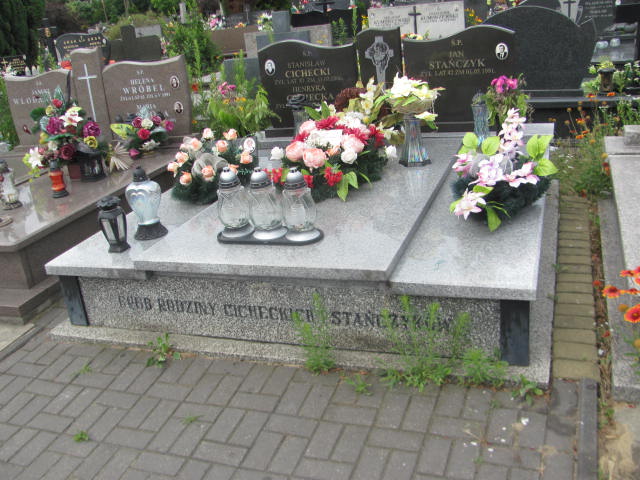 Grób Stanisława Cichecka