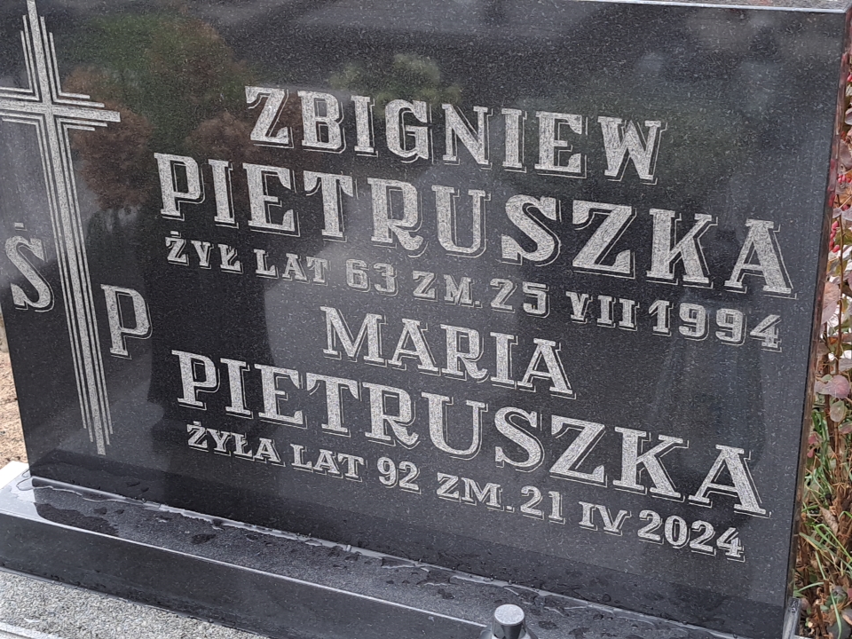 Grób Marianna Pietruszka