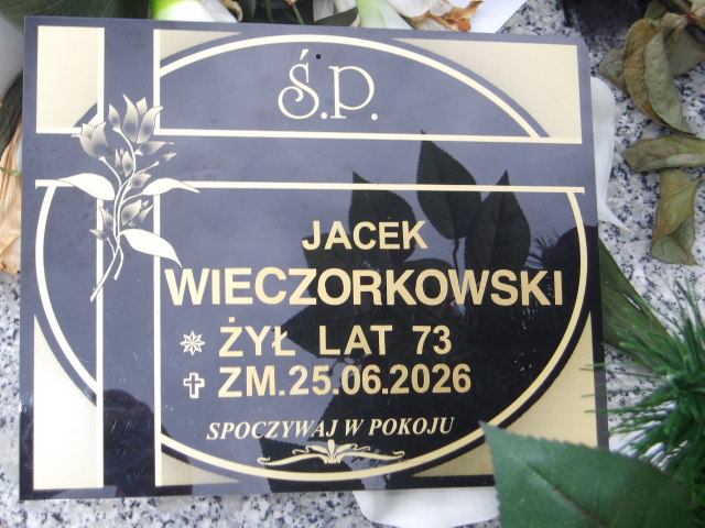 Grób Jacek Wieczorkowski