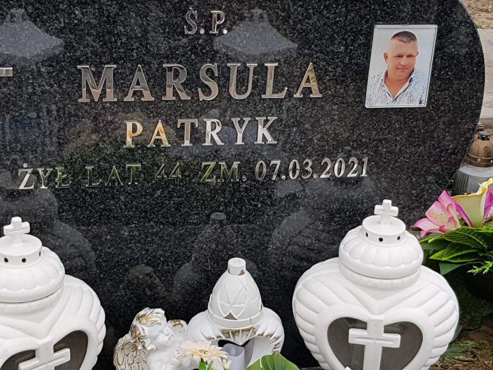 Grób Patryk Marsula