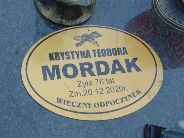 Grób Krystyna Mordak