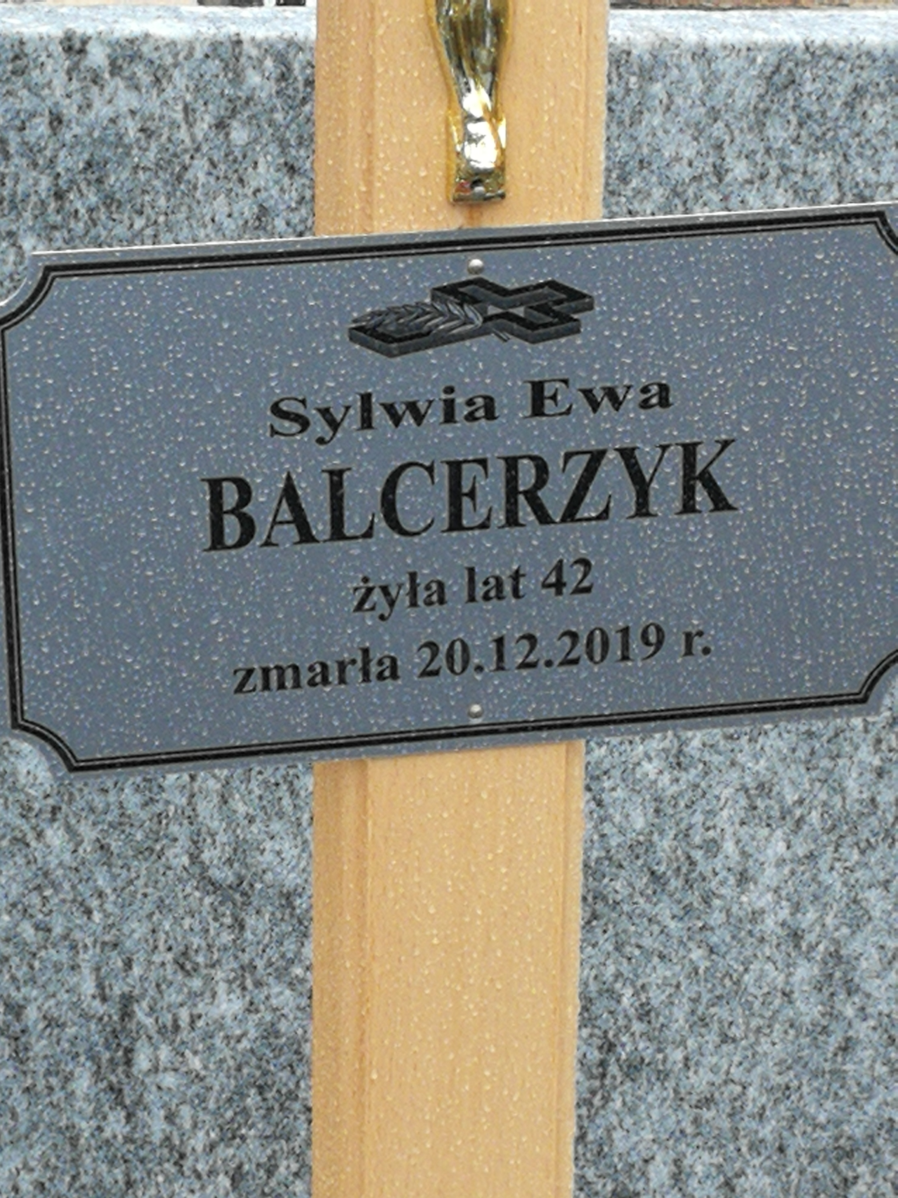 Grób Sylwia Balcerzyk