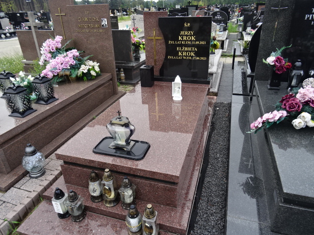 Grób Elżbieta Krok