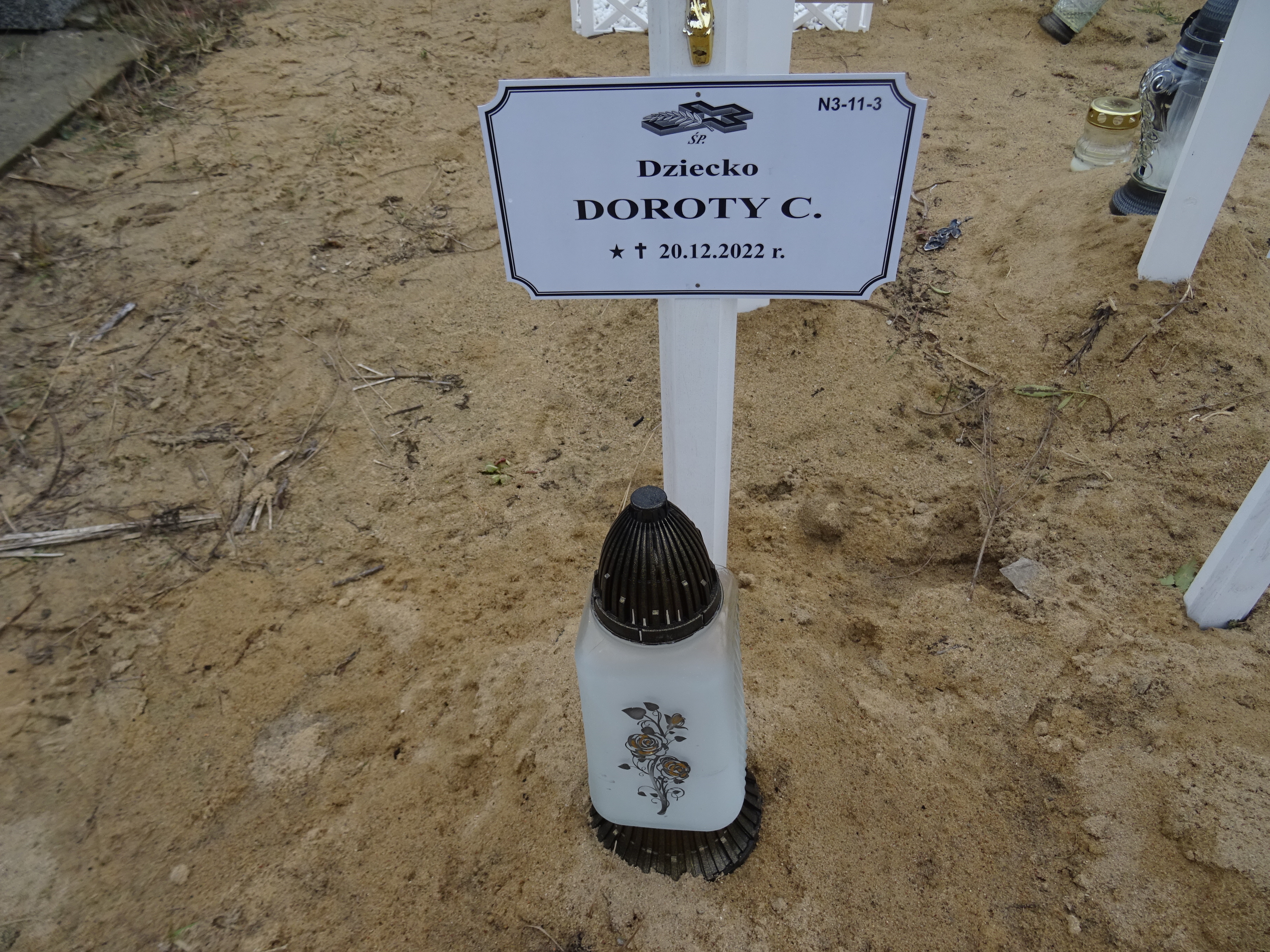 Grób Dziecko Doroty Ć.